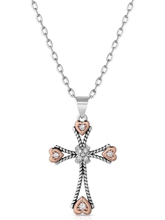 Jewelry - Western Lifestyle Women's Christian Faith Cross Pendant Necklace